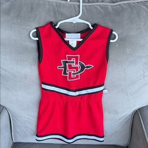 SDSU cheerleader dress